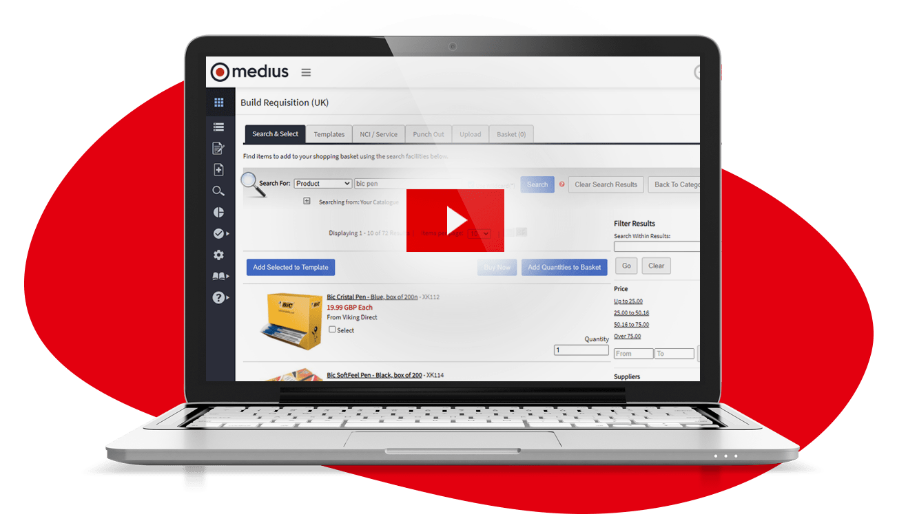 Medius Procurement Product Tour Image