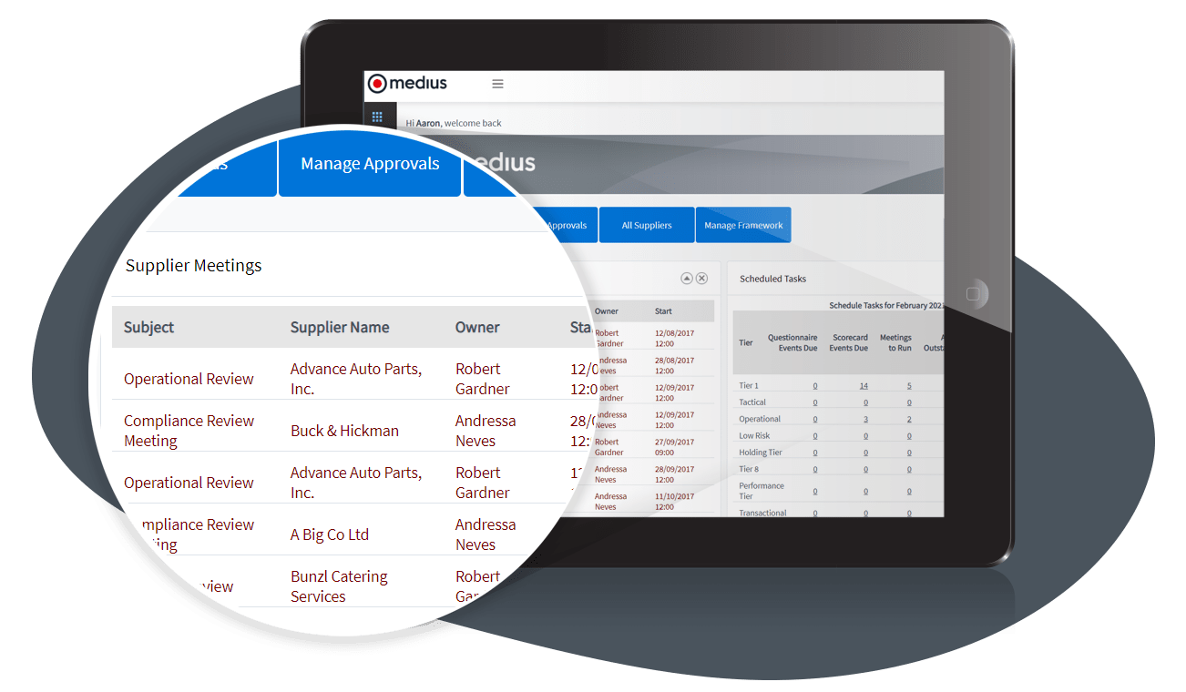 A centralized hub containing all your suppliers’ details Image