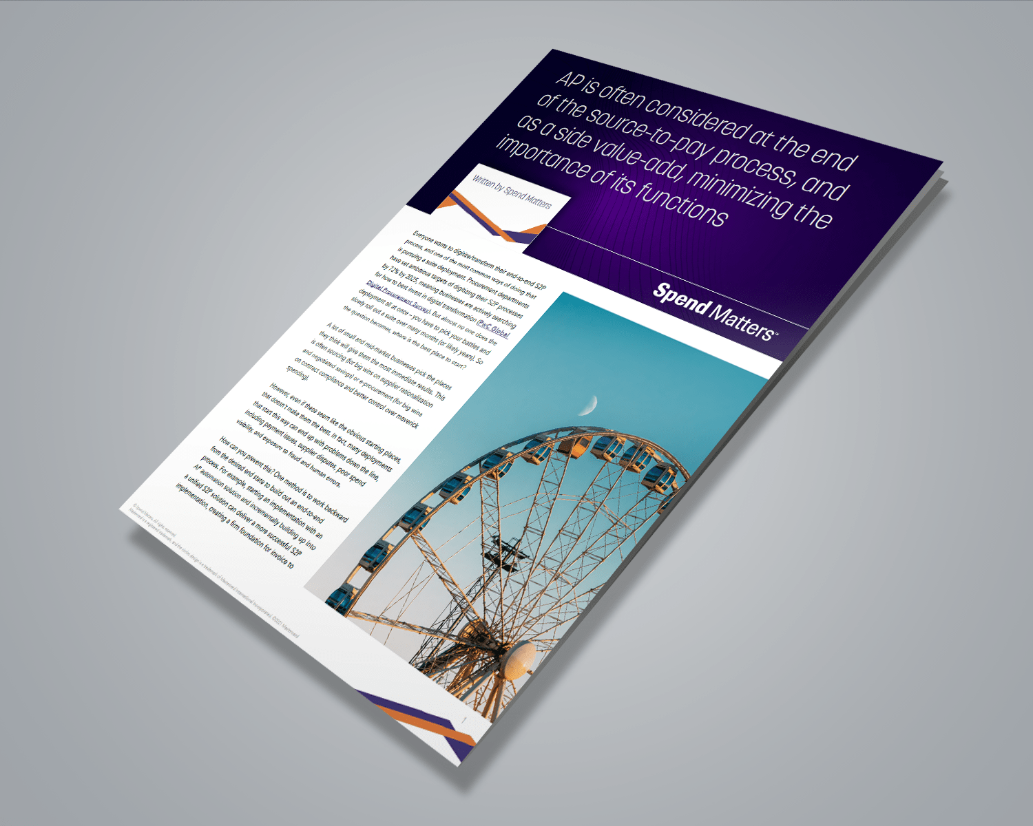 Spend Matters: Set your business up for S2P success by focusing on the end state Image