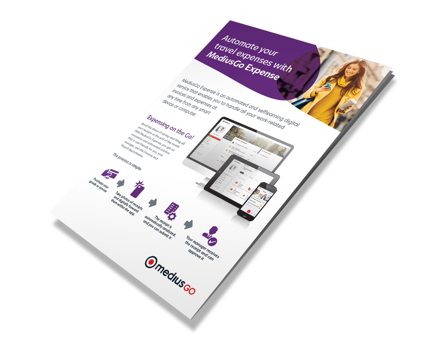 MediusGo Expense Product Sheet Image