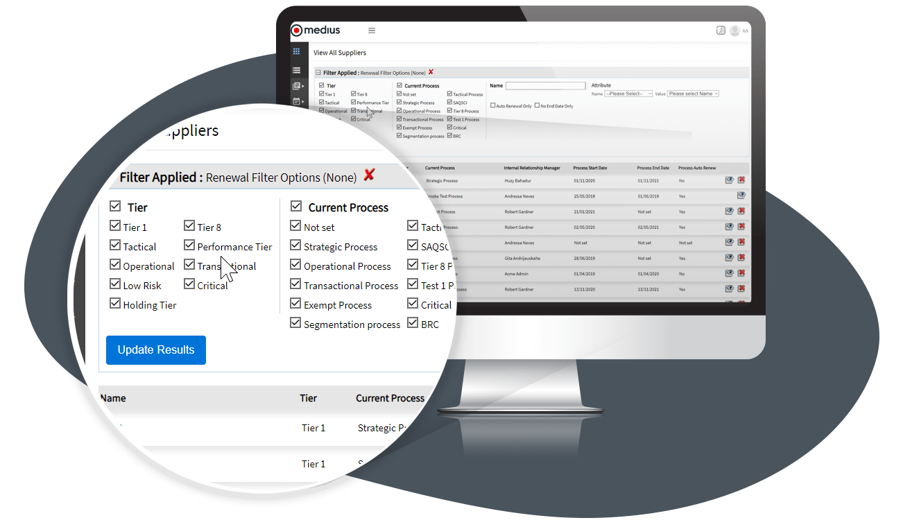 A centralized hub containing all your suppliers’ details Image
