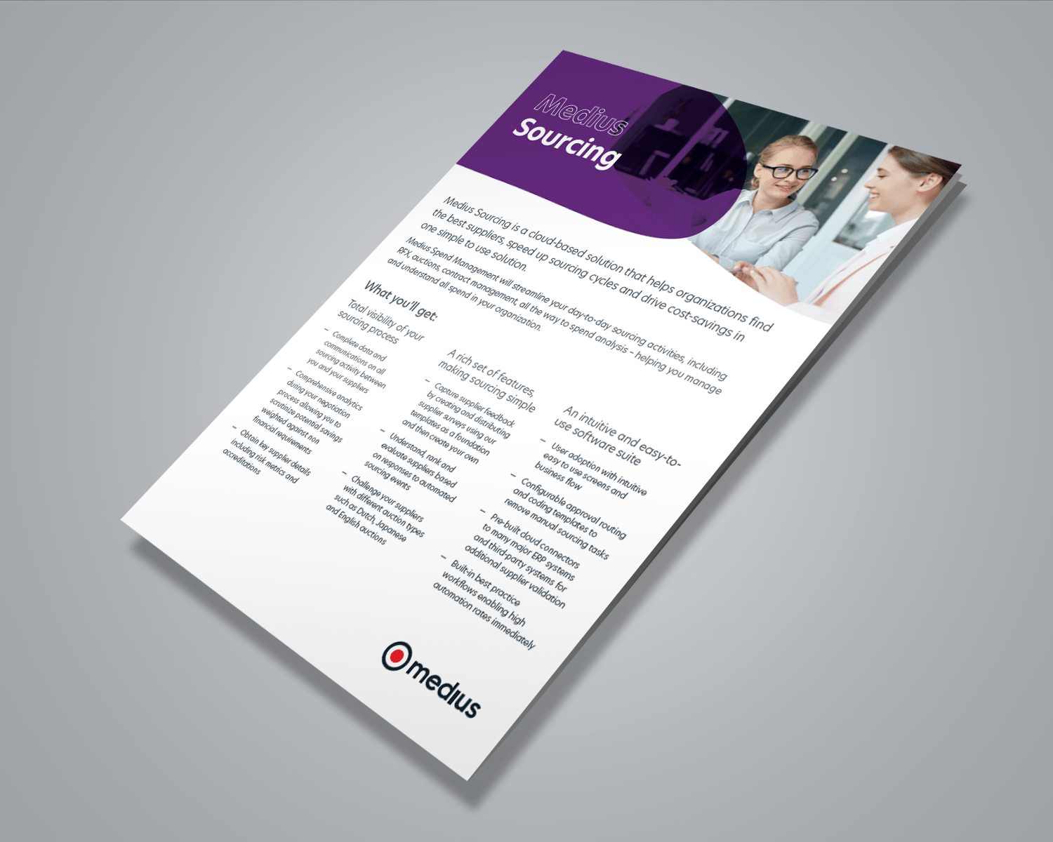 Medius Sourcing Product Sheet Listing Image