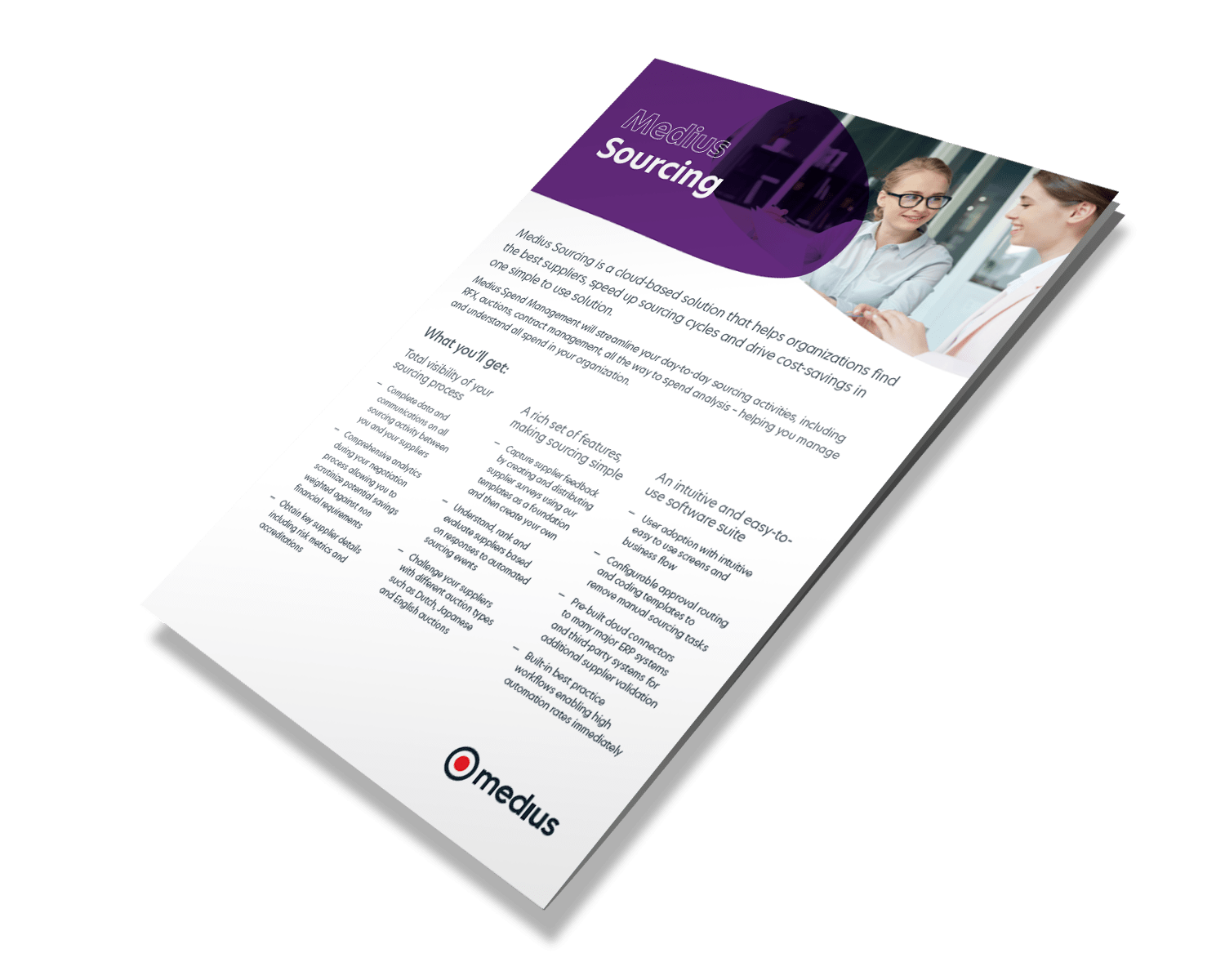 Medius Sourcing Product Sheet Listing Image