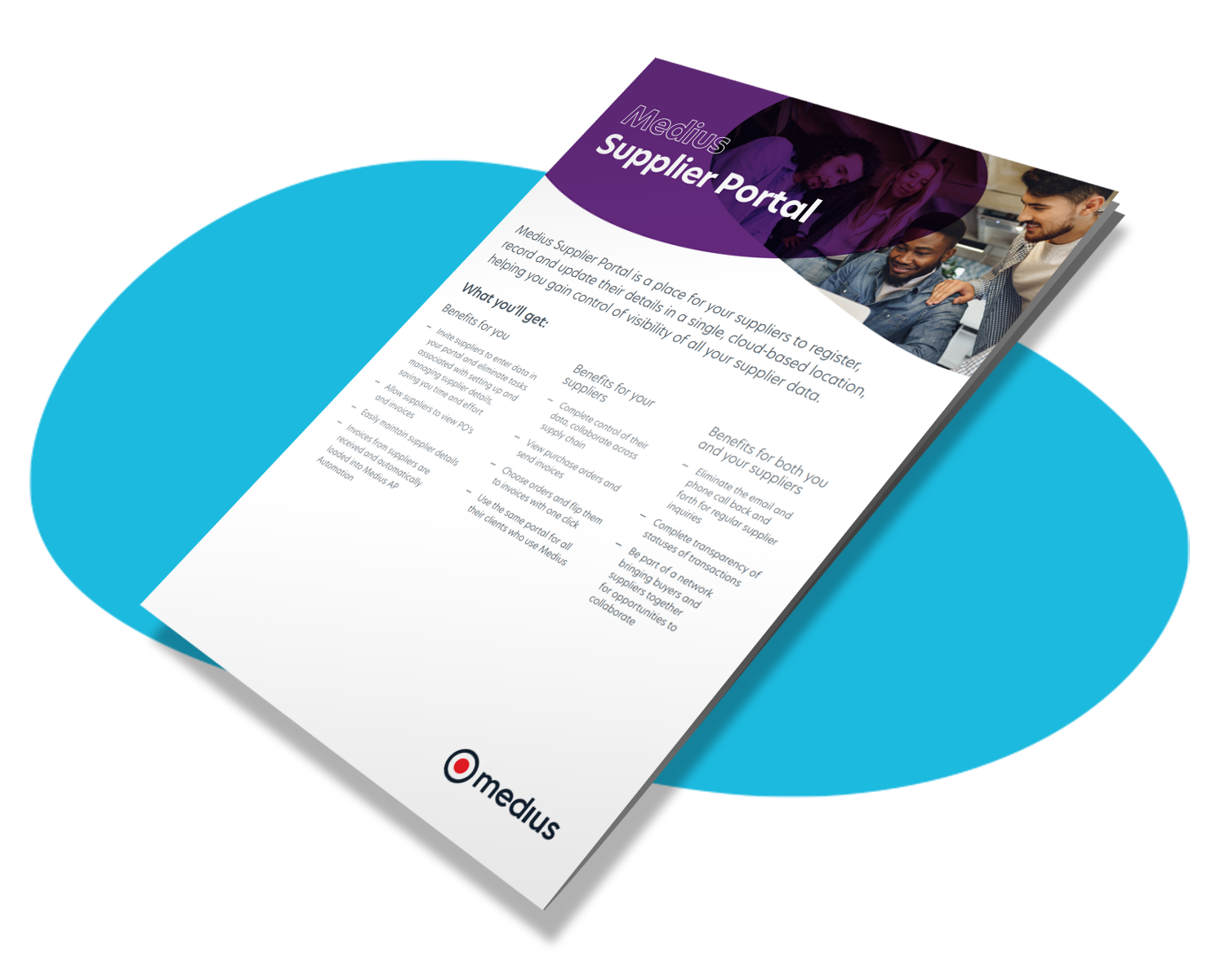 Medius Supplier Portal Product Sheet Card Image